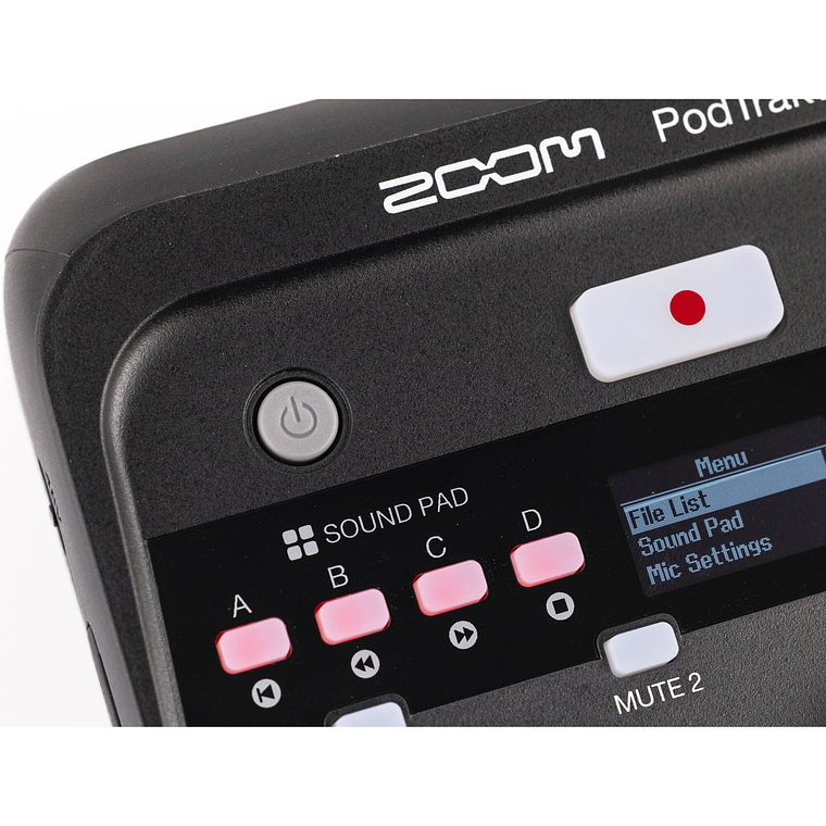 Zoom PodTrak P4next Grabadora Portátil Multitrack Podcast Recorder 8