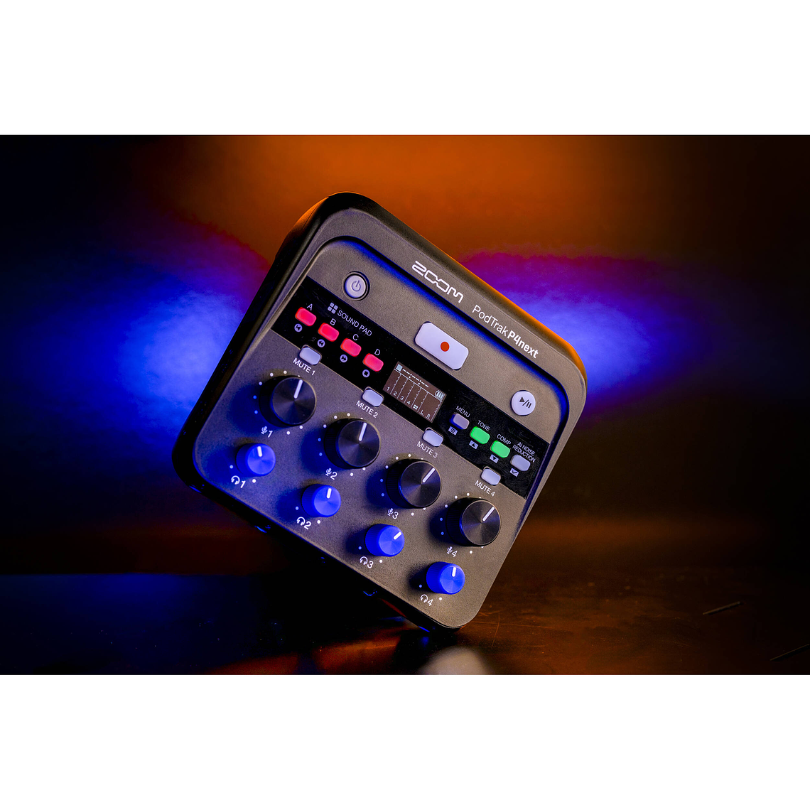 Zoom PodTrak P4next Grabadora Portátil Multitrack Podcast Recorder 17