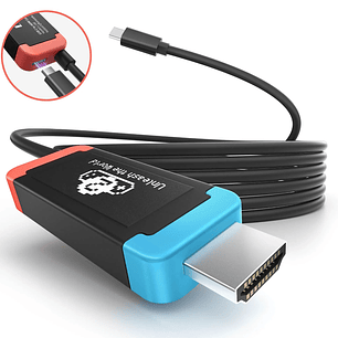 Lemorele L100 Cable USB-C a HDMI Para Nintendo Switch 2