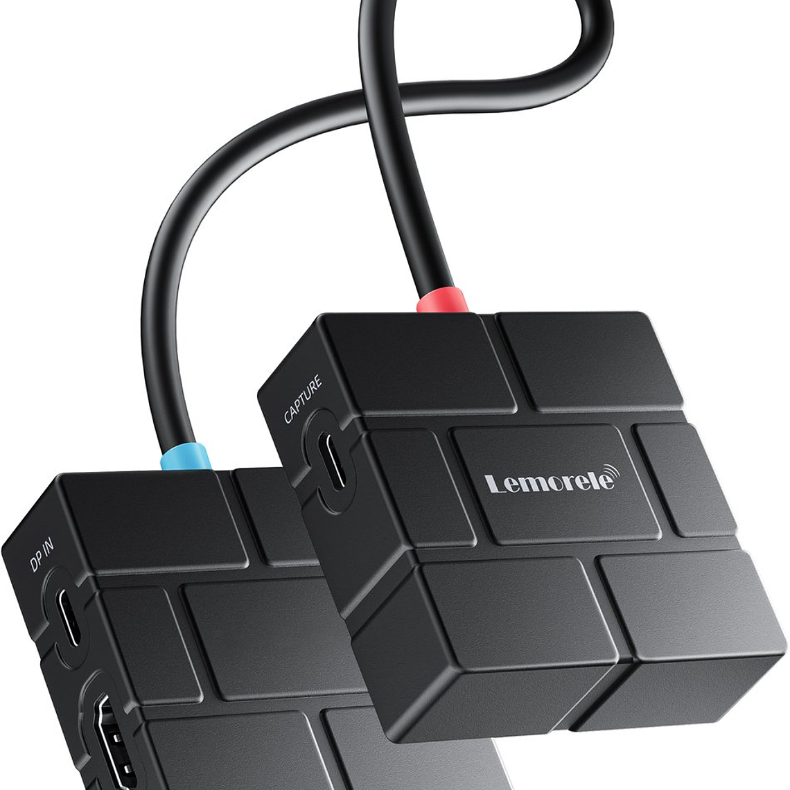 Lemorele AC12 Capturadora de Video 1080P + HUB USB-C 1