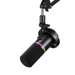BOYA Castmic S60 Micrófono RGB Dinámico USB-C y XLR
