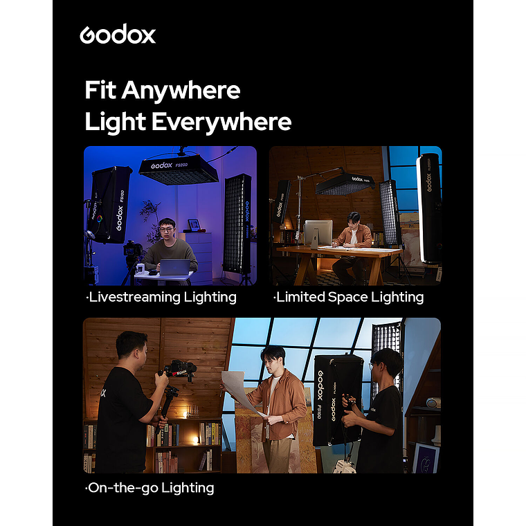Godox FL200R K1 Luz Led Flexible RGB 61x61 17