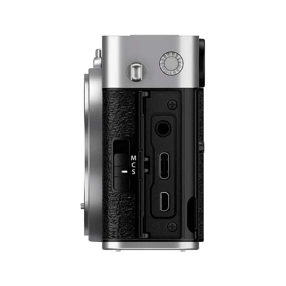 Fujifilm X-E5  Cámara de 40,2MP  Con Lente XF23mm F2.8 Color Silver 9