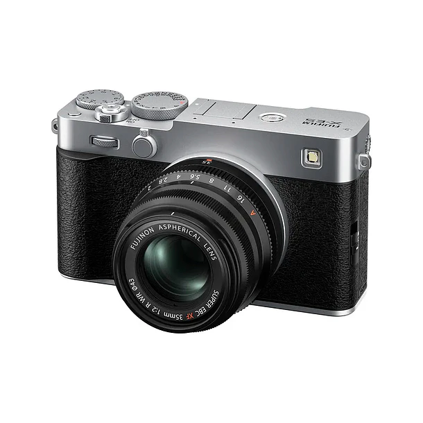 Fujifilm X-E5  Cámara de 40,2MP  Con Lente XF23mm F2.8 Color Silver 2