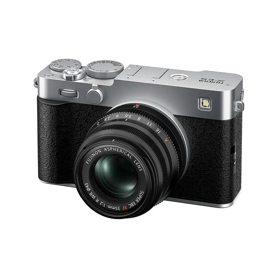 Fujifilm X-E5  Cámara de 40,2MP  Con Lente XF23mm F2.8 Color Silver 2