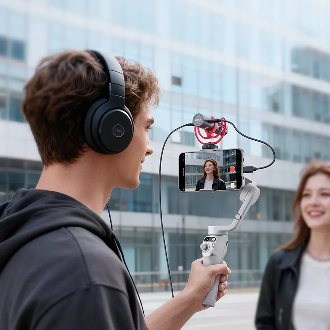 Boya By-MM1 AI Micrófono Con Reducción de Ruido Por Inteligencia Artificial 10