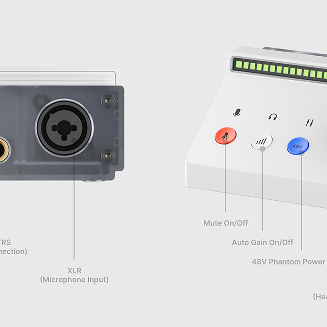 Boya Caster X1 Interfaz de Audio y Mezcladora USB-C 6