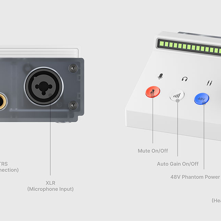 Boya Caster X1 Interfaz de Audio y Mezcladora USB-C 6