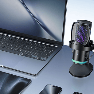 Boya Castmic G40 Micrófono Con Luces RGB y Cancelación de Ruido USB