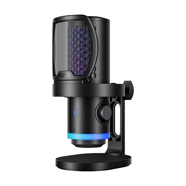 Boya Castmic G40 Micrófono Con Luces RGB y Cancelación de Ruido USB 12