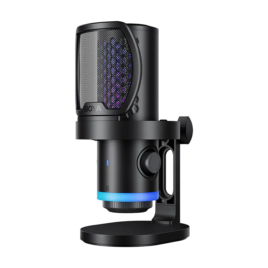 Boya Castmic G40 Micrófono Con Luces RGB y Cancelación de Ruido USB 12