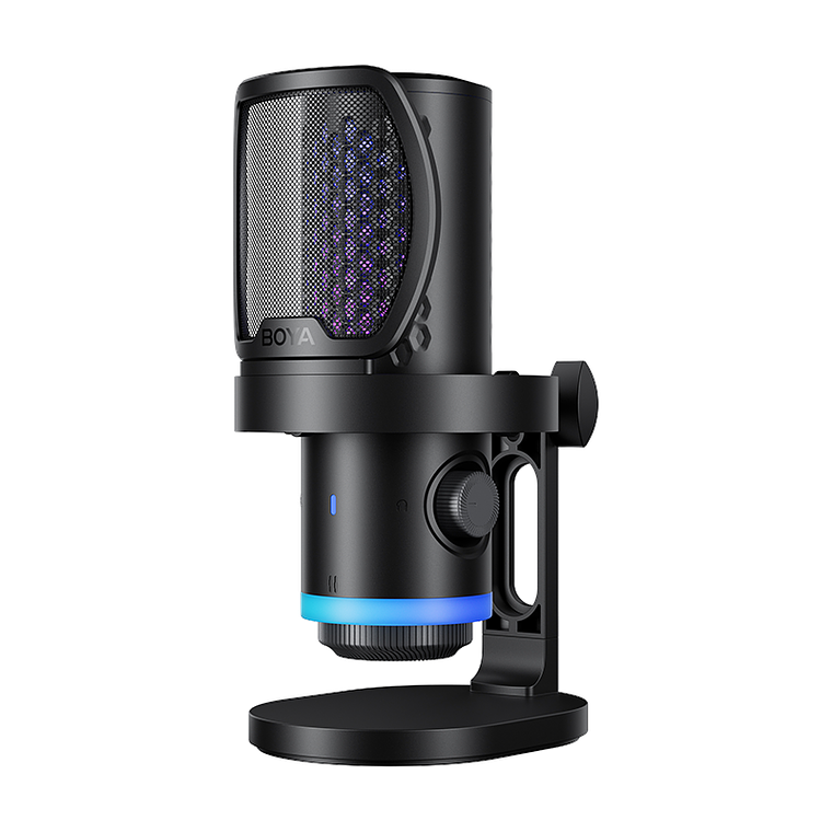 Boya Castmic G40 Micrófono Con Luces RGB y Cancelación de Ruido USB 12