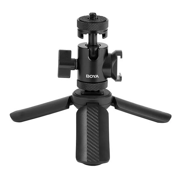 Boya BY-BOYA MAGIC 01 Micrófono Multifunción, Escritorio y Solapa Doble USB-C / Lightning y Trípode 5