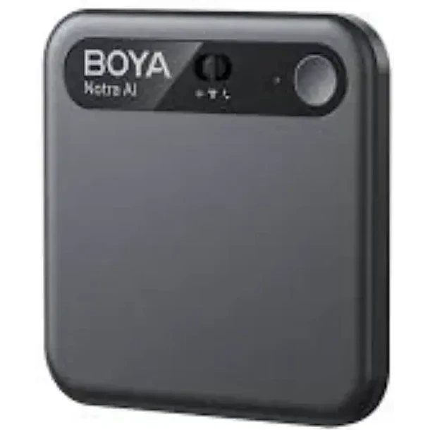 Boya Notra Asistente IA Notas Voz y Grabadora de Llamadas Color Negro 3