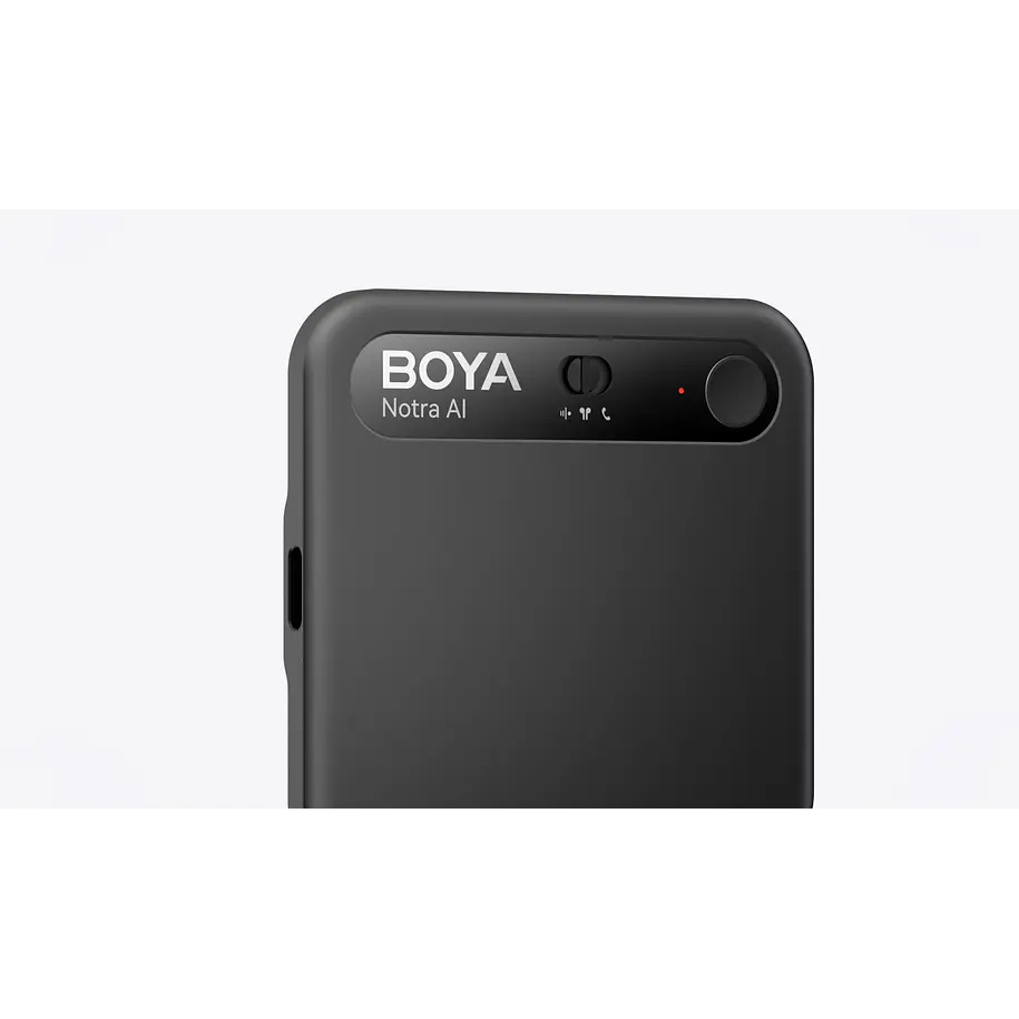 Boya Notra Asistente IA Notas Voz y Grabadora de Llamadas Color Negro 4