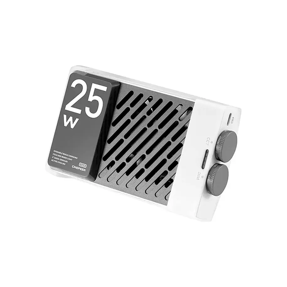 Zhiyun Cinepeer CM25 Luz Led Portátil 25w  3360 Lux Bicolor 3