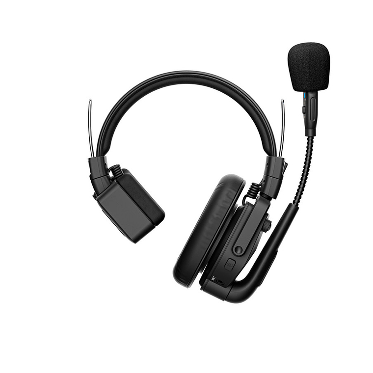 Saramonic WiTalk9-9S Sistema de intercomunicación inalámbrico avanzado para 9 personas, dúplex completo, con auriculares monoauriculares de 1,9 GHz. 6