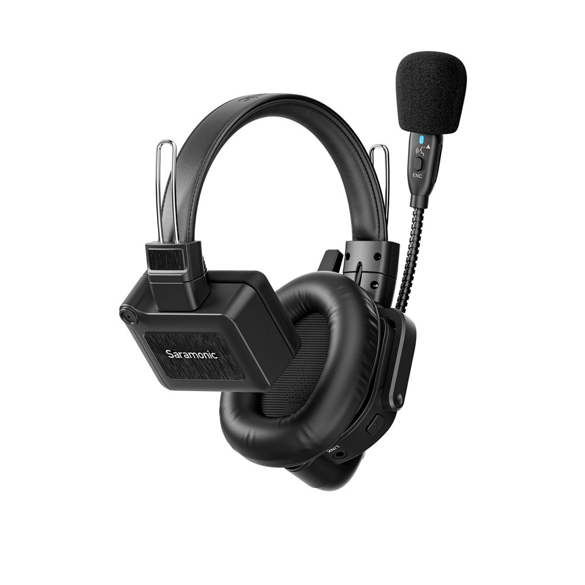 Saramonic WiTalk9-9S Sistema de intercomunicación inalámbrico avanzado para 9 personas, dúplex completo, con auriculares monoauriculares de 1,9 GHz. 11