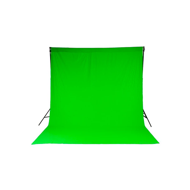 Manfrotto Chromakey fondo cortina Polyester tela 3 x 3.5m Verde 1