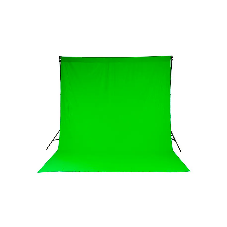 Manfrotto Chromakey fondo cortina Polyester tela 3 x 3.5m Verde 1