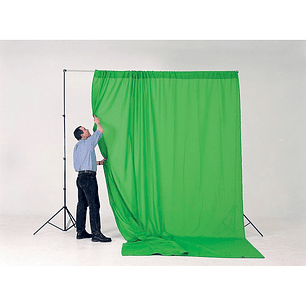 Manfrotto Chromakey fondo cortina tela 3 x 3.5m Verde