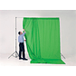 Manfrotto Chromakey fondo cortina tela 3 x 3.5m Verde - Miniatura 2