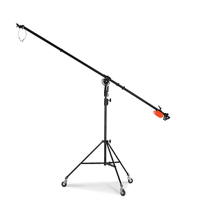 Manfrotto Jirafa 'Super Boom' con Pie Cine y Ruedas