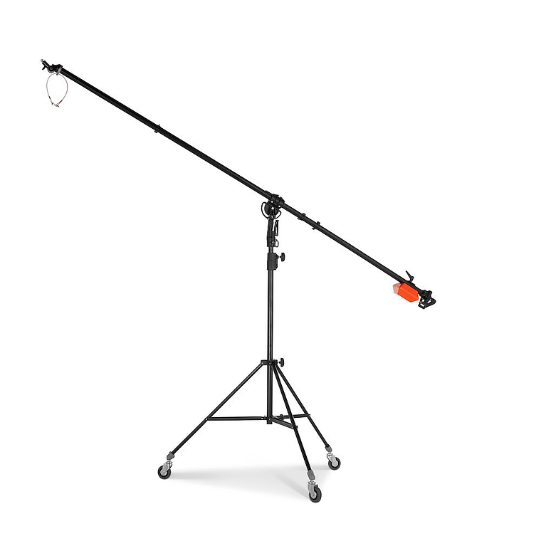 Manfrotto Jirafa 'Super Boom' con Pie Cine y Ruedas 1