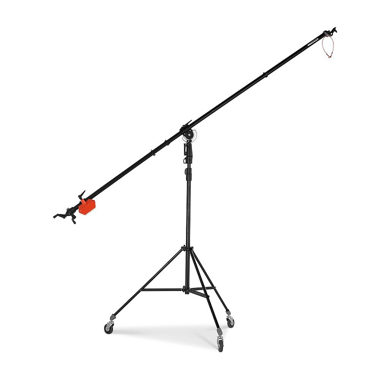Manfrotto Jirafa 'Super Boom' con Pie Cine y Ruedas 2