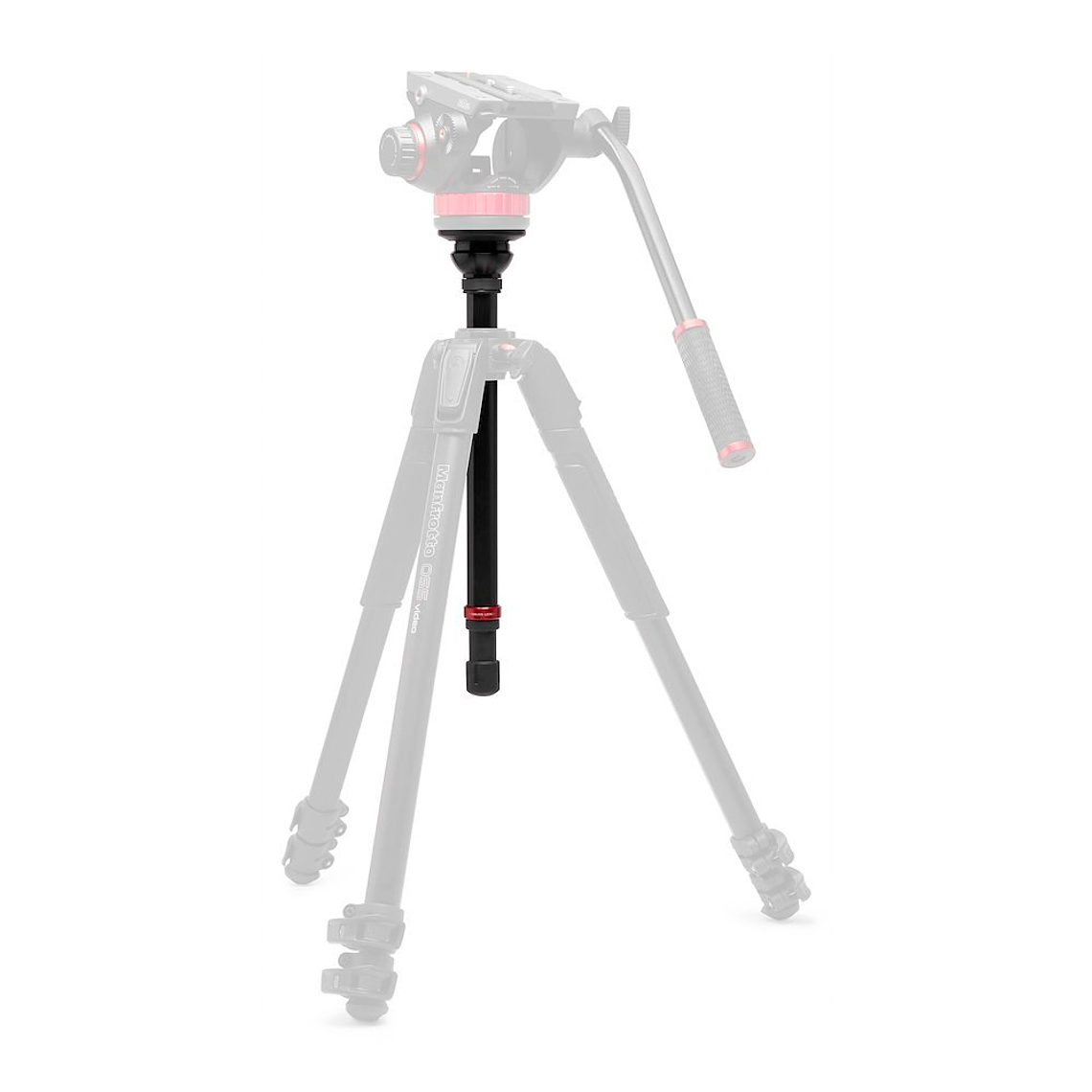 Manfrotto Trípode 055 Aluminio con rótula de vídeo fluida 502 2