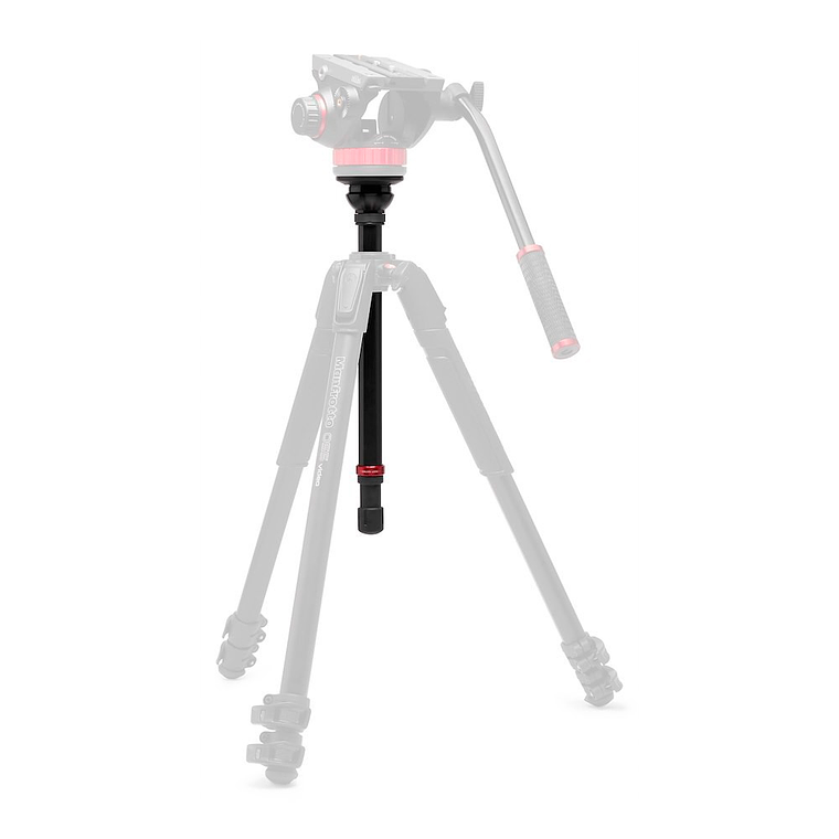 Manfrotto Trípode 055 Aluminio con rótula de vídeo fluida 502 2