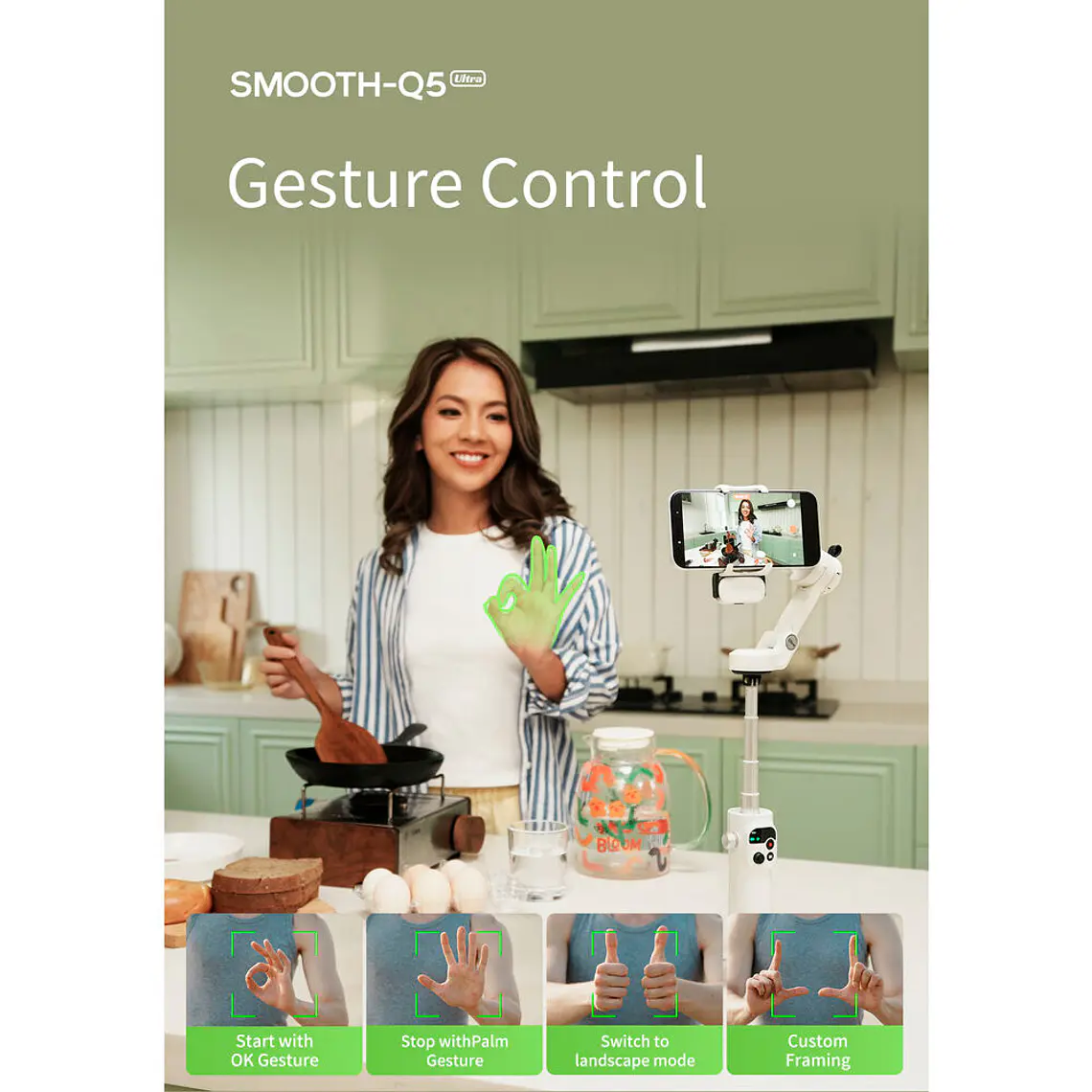 Zhiyun Smooth Q5 Ultra Estabilizador de teléfonos COMBO Kit  13