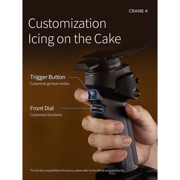 Zhiyun Crane 4 Combo Estabilizador Para Cámaras de Hasta 6 Kilos 10