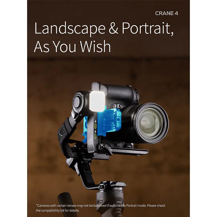 Zhiyun Crane 4 Combo Estabilizador Para Cámaras de Hasta 6 Kilos 13
