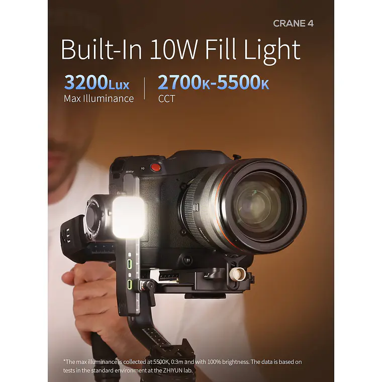 Zhiyun Crane 4 Combo Estabilizador Para Cámaras de Hasta 6 Kilos 19