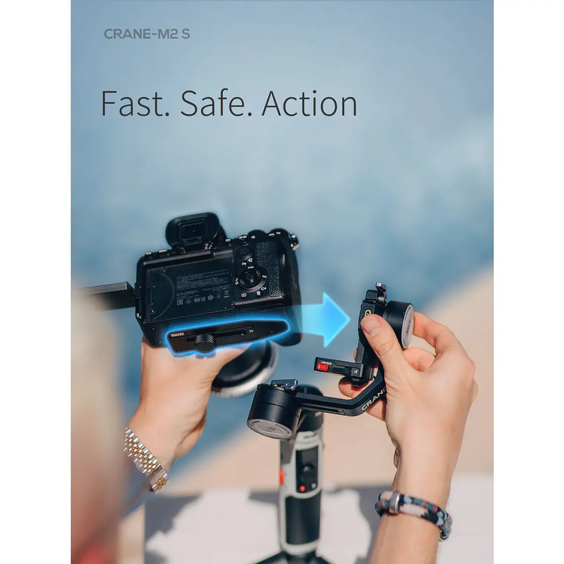 Zhiyun Crane M2S Combo Estabilizador Para Cámaras Hasta 1 Kg COMBO Kit 5