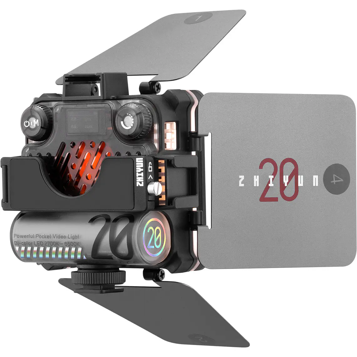 Zhiyun FIVERAY M20 Bi-Color Combo Kit Luz Compacta Para Video 7