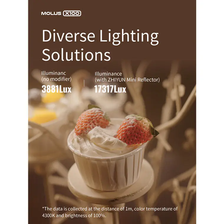 Zhiyun Molus X100 Pro Luz Led Bicolor PRO Kit 7