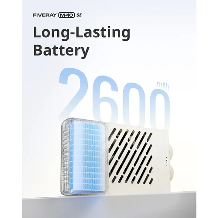 Zhiyun Fiveray M40 SE Combo Luz LED Bi-Color COMBO Kit 8