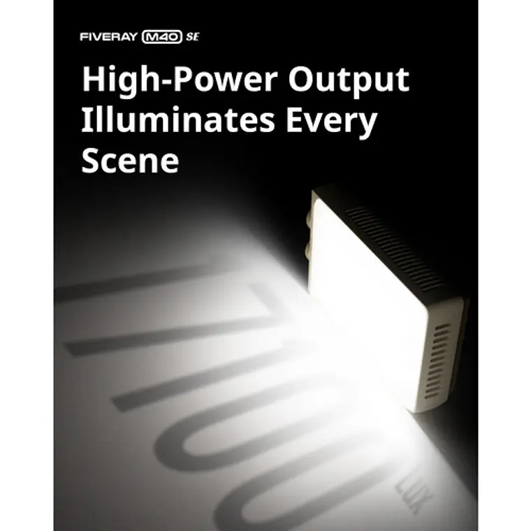 Zhiyun Fiveray M40 SE Combo Luz LED Bi-Color COMBO Kit 20