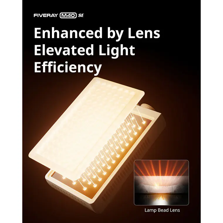 Zhiyun Fiveray M40 SE Combo Luz LED Bi-Color COMBO Kit 25