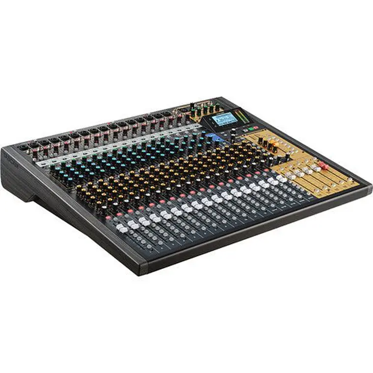Tascam Model 2400 - Consola de grabación analógica de 24 pistas con interfaz de audio 4