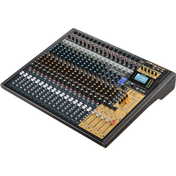 Tascam Model 2400 - Consola de grabación analógica de 24 pistas con interfaz de audio 3