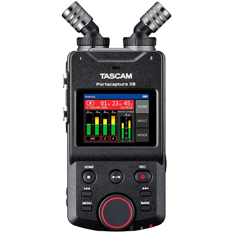 Tascam Portacapture X6 - Grabador de terreno multipista de 32 bits y 6 canales 1