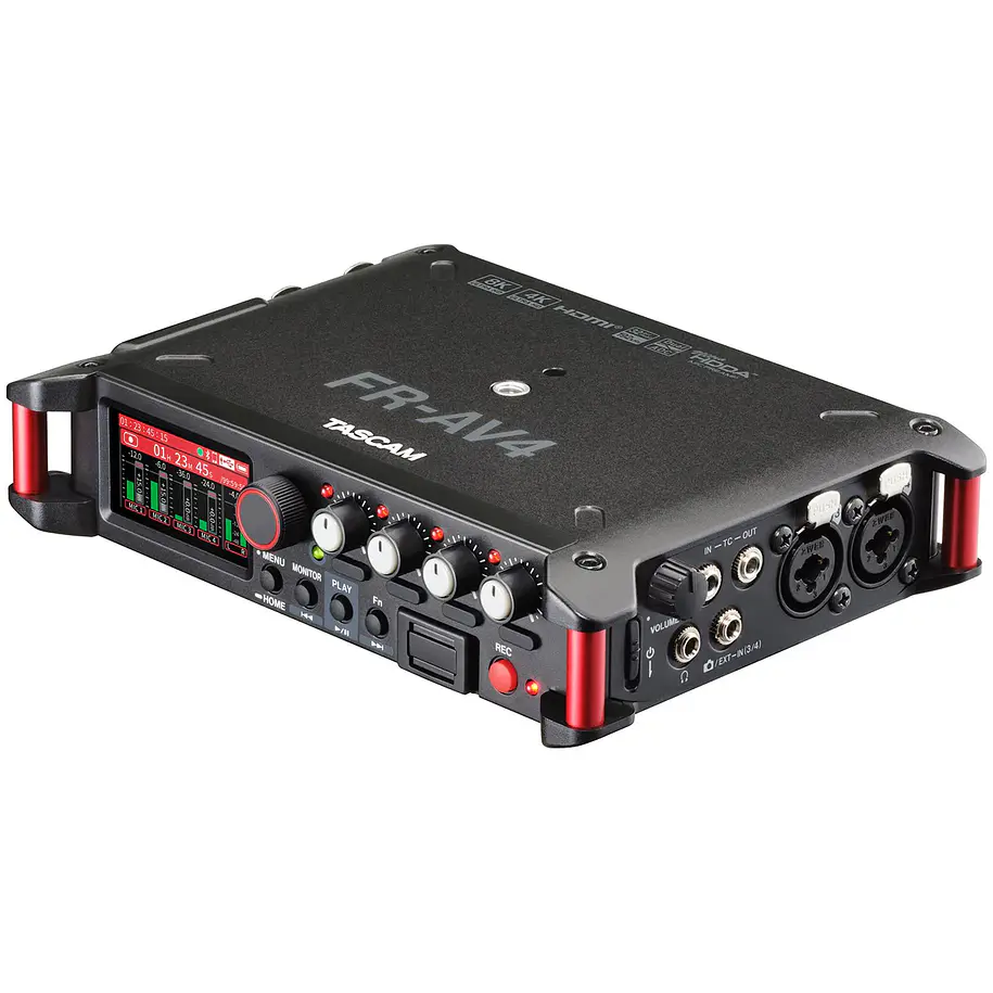 Tascam FR-AV4 - Grabador de campo de 4 canales y 32 bits flotantes 9