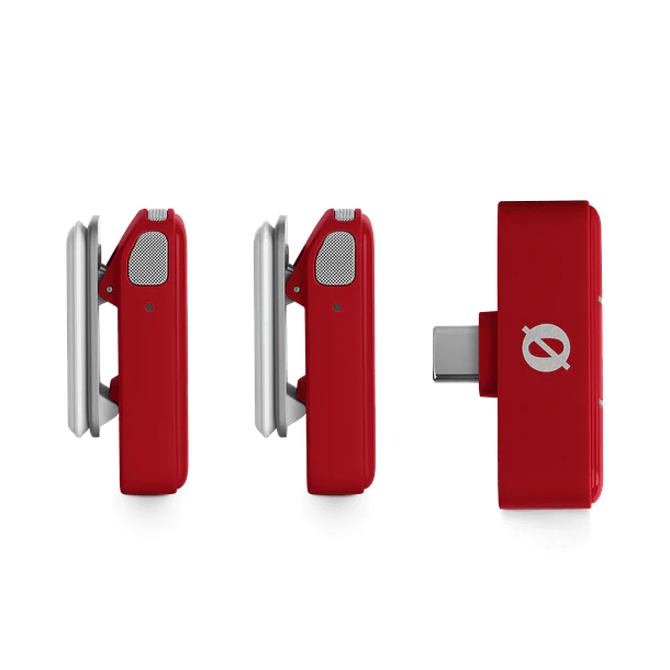 Rode Wireless Micro Red - Micrófono Inalámbrico portátil USB-C, color Rojo 2