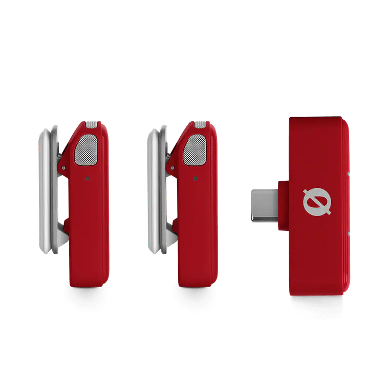 Rode Wireless Micro Red - Micrófono Inalámbrico portátil USB-C, color Rojo 2