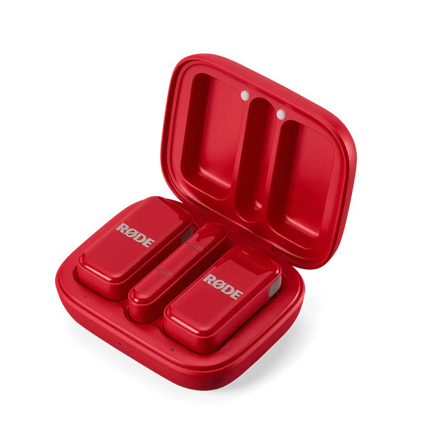 Rode Wireless Micro Red - Micrófono Inalámbrico portátil USB-C, color Rojo 1