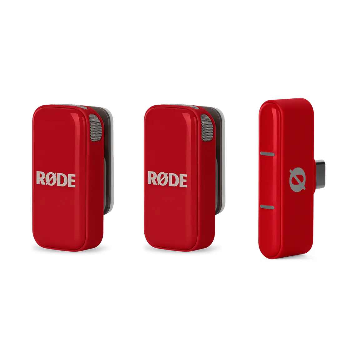Rode Wireless Micro Red - Micrófono Inalámbrico portátil USB-C, color Rojo 3