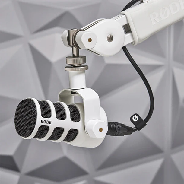 Rode PodMic White - Micrófono dinámico para Podcast color Blanco 3